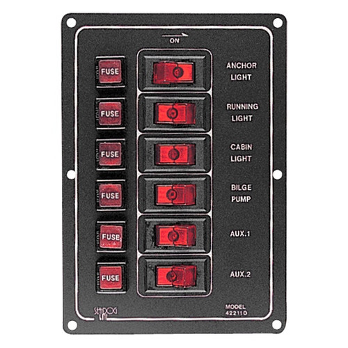 Sea Dog Aluminum Vertical Switch Panel - 702830
