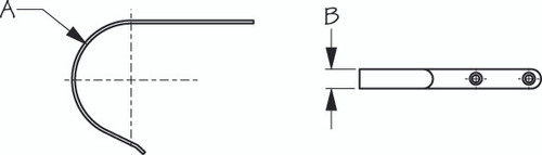 Sea Dog Life Ring Buoy Bracket - 702838