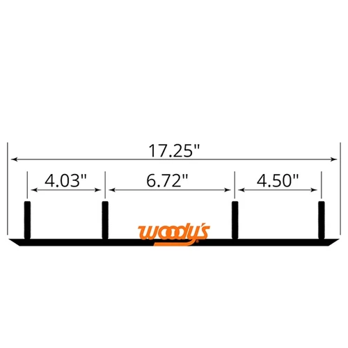 WOODYS Executive Carbide Runner XPT, Pilot R2 - ARCTIC CAT, POLARIS - 463288