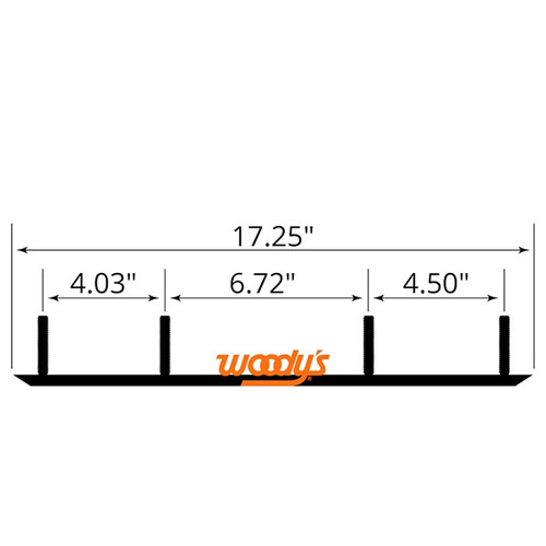 WOODYS Executive Carbide Runner XPT, Pilot R2 - ARCTIC CAT, POLARIS - 463288