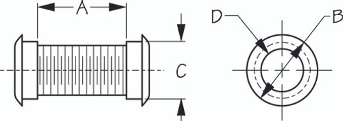 Sea Dog Drain Tubes - 702841