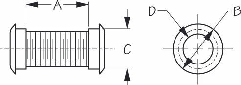 Sea Dog Drain Tubes - 702841
