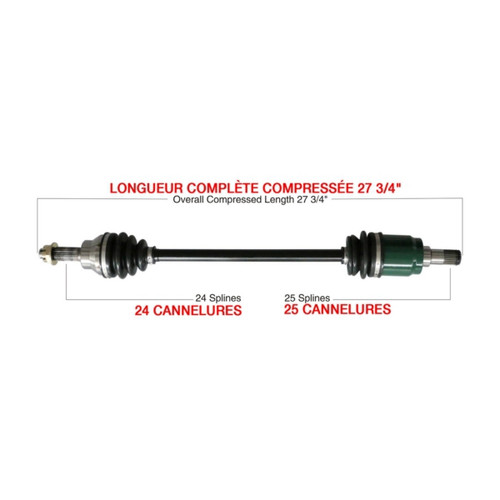 Kimpex Complete Axle Fits Honda - 416238