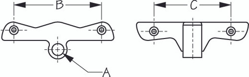 Sea Dog Oarlock Socket - 702843