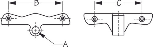 Sea Dog Oarlock Socket - 702843