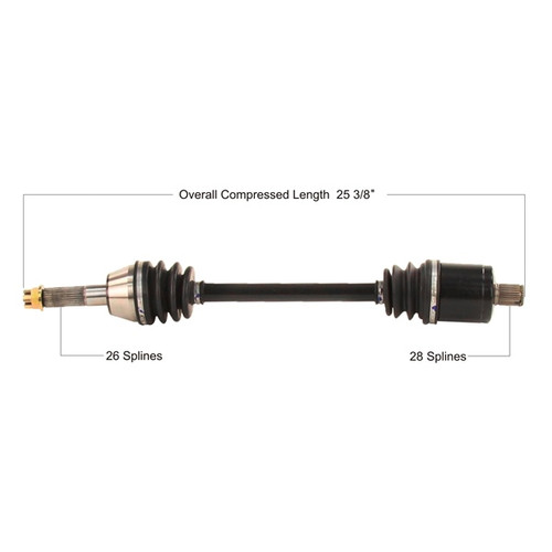 TrakMotive Complete Axle Fits Polaris - 216731