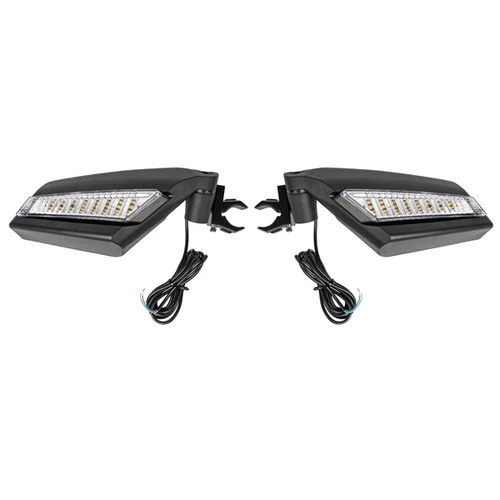 Kimpex Sideview Mirror with Light 1.5"-2" Clamp-On - 283010