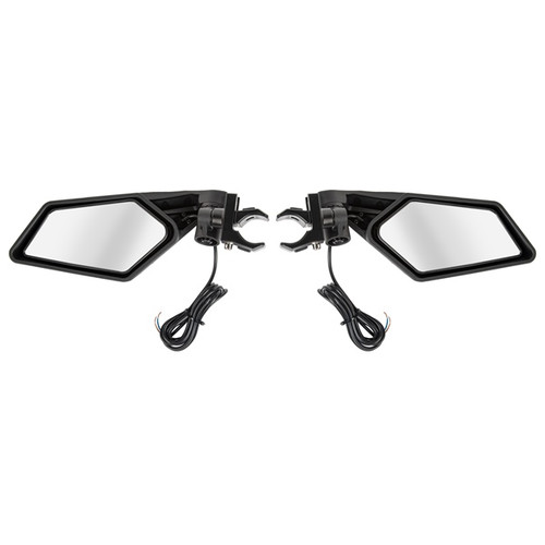 Kimpex Sideview Mirror with Light 1.5"-2" Clamp-On - 283010