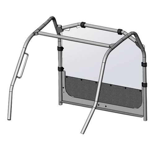 Direction 2 Rear Windshield & Back Panel Combo Fits John Deere - 175492