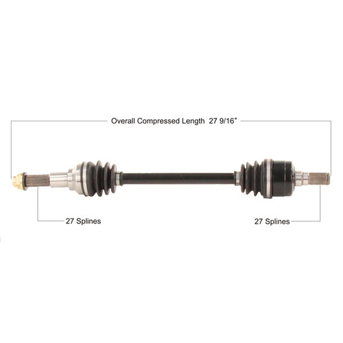 TrakMotive Complete Axle YAMAHA - 216739