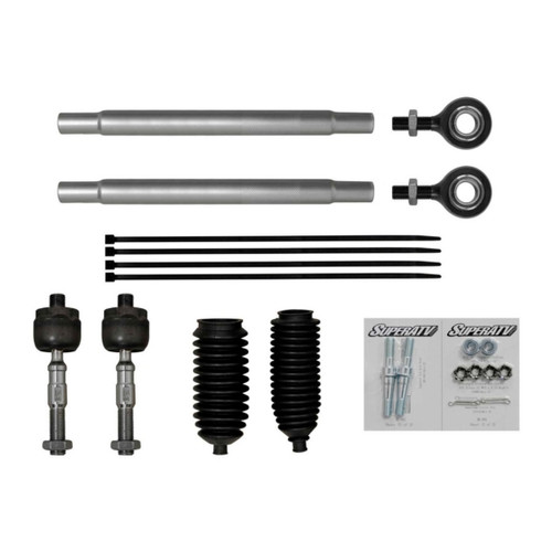 Super ATV Replacement Tie Rod End HD -  Chromoly TRRA-P-RZR900S15-14-ST-001 - 313577