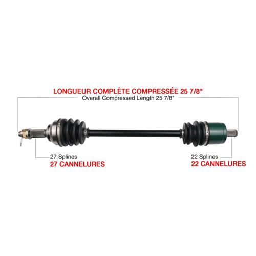 Kimpex Complete Axle Fits John Deere - 416296