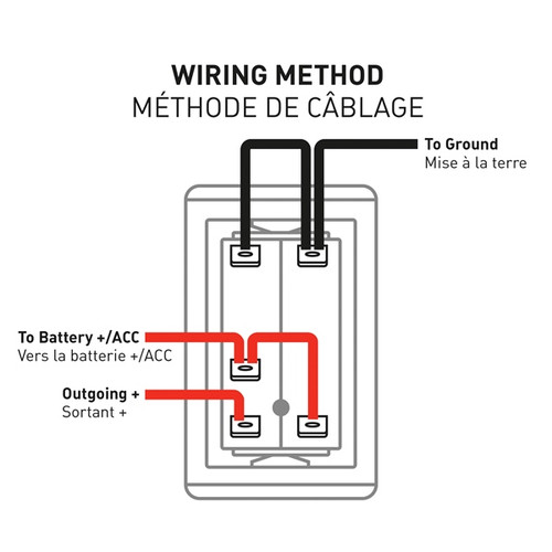 Kimpex Rocker Switch with LED light Rocker / SPST - 302409 - 302409