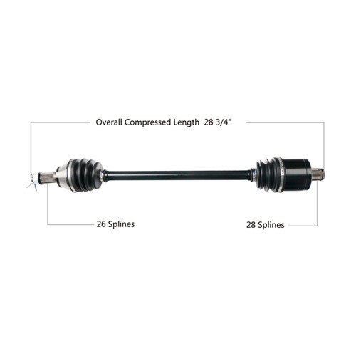 TrakMotive Complete Axle Fits Polaris - 216761