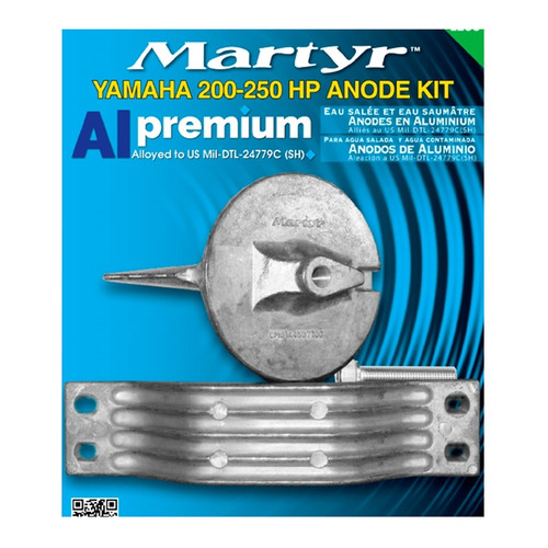 MARTYR Premium Aluminium Anodes Fits Yamaha - 734494