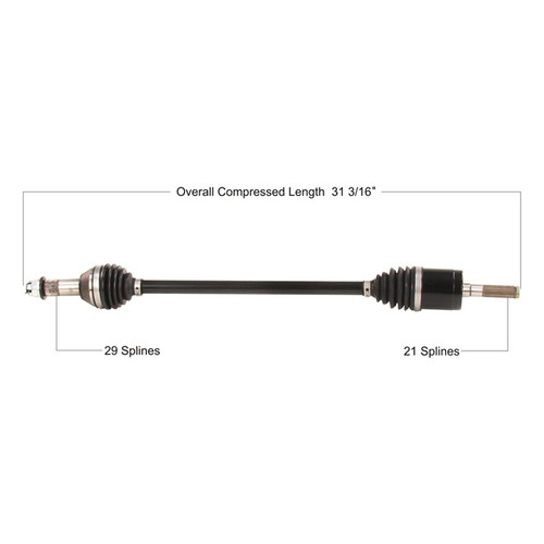 TrakMotive Complete HD Axle CAN-AM (BRP) - 216770