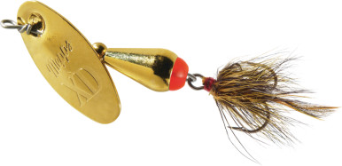 Mepps Xtra Deep, Dressed, #0, Gold - SFRC