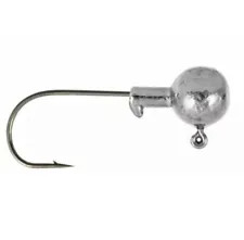 Danielson JHUM180 Jighead - Micro Ball Fishing Hook, Unpainted, 1 Piece, Great For Small Soft Plastic Baits