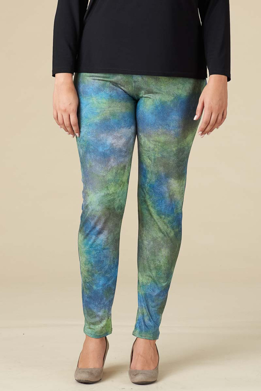 Instant Favorite Legging - Galaxy Faux Leather Print - Red Tulip Boutique