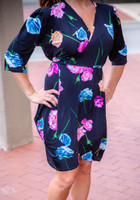 That's a Wrap Dress - Floral