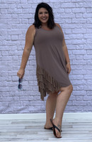 No Limits Dress - Taupe