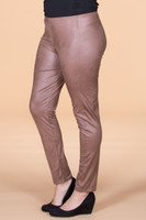 It's Never Boring Around Here Leggings - Taupe