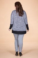 Compare and Contrast Jacket - Mixed Grey Print