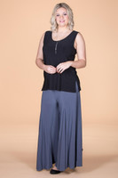 Swing Time Palazzo Pants - Grey