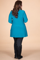 Fitted Pocket Tunic - Petrol
