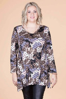 Always Ready Tunic  - Pink Spotted Camo Print