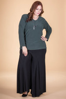 Swing Time Palazzo Pants - Black