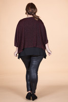 Transformative Sparkle Layering Top - Red Tinsel