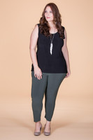An Affair to Remember Leggings - Olive