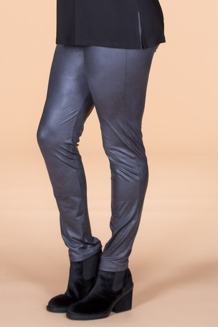 Instant Favorite Legging - Grey Faux Leather