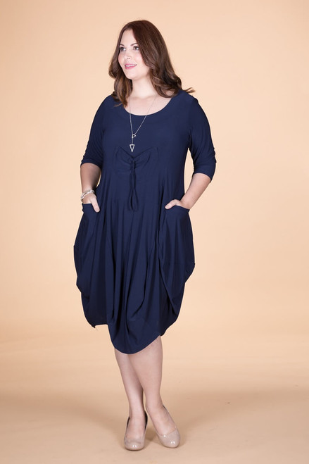 Pleasant Dreams Pocket Dress - Blue