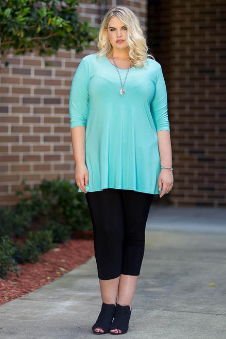 Beautifully Simple Tunic - Mint