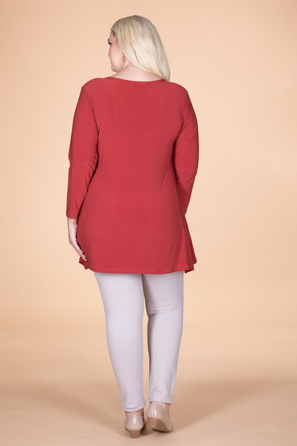 No more Questions Tunic -Red