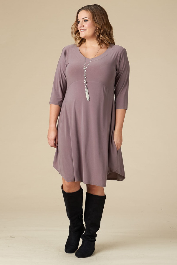 Out For the Night Party Dress - Taupe