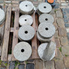 Silver Grey Granite Mill Wheels