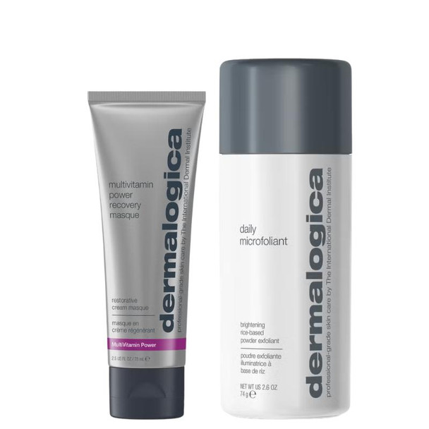 Dermalogica Multivitamin Power Recovery Masque 75ml & Daily Microfoliant 74g Duo