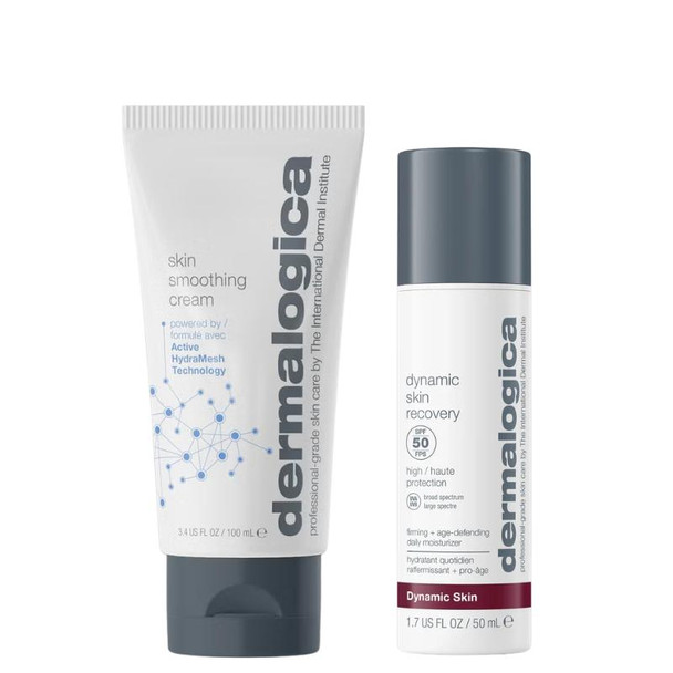 Dermalogica Skin Smoothing Cream 100ml & Dynamic Skin Recovery SPF50 50ml Duo