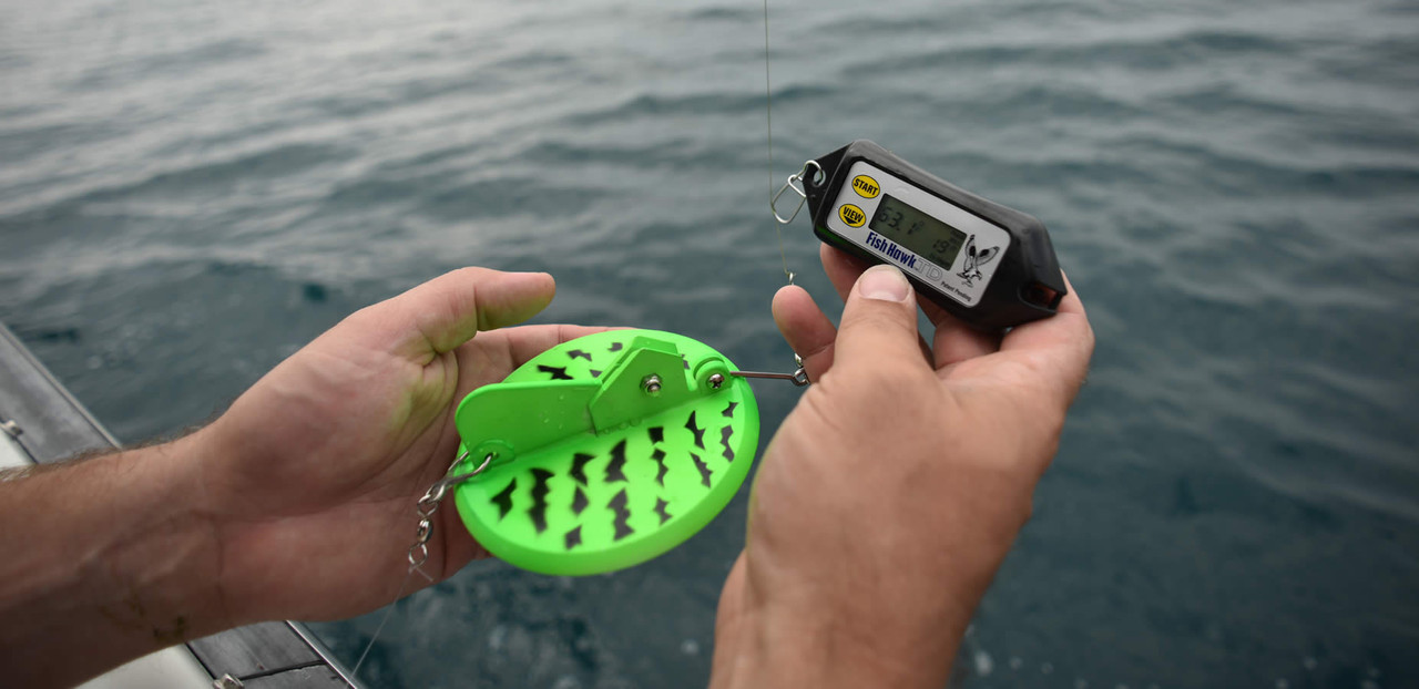 Salmon Fishing Determine Fishing Speed and Water Temperature with Fish