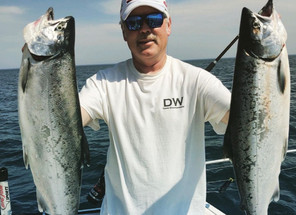 Coho Salmon Fishing With Captain Pete Alex - Fish Hawk Electronics