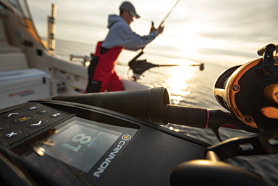 Take full control over your Optimum Downriggers with the Cannon Mobile App.  📱 🎣 📸 @wildfishwildplaces, #CannonDownriggers #Run