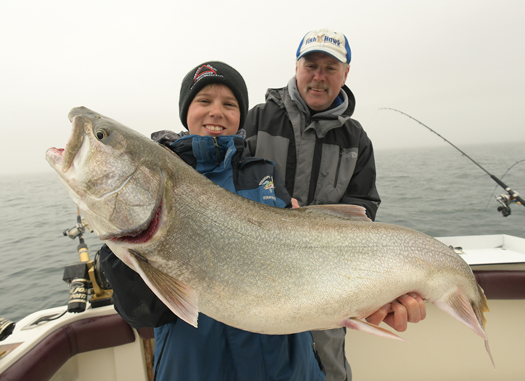 Lake Erie Lake Trout Fishing with Captain Pete Alex - Fish Hawk