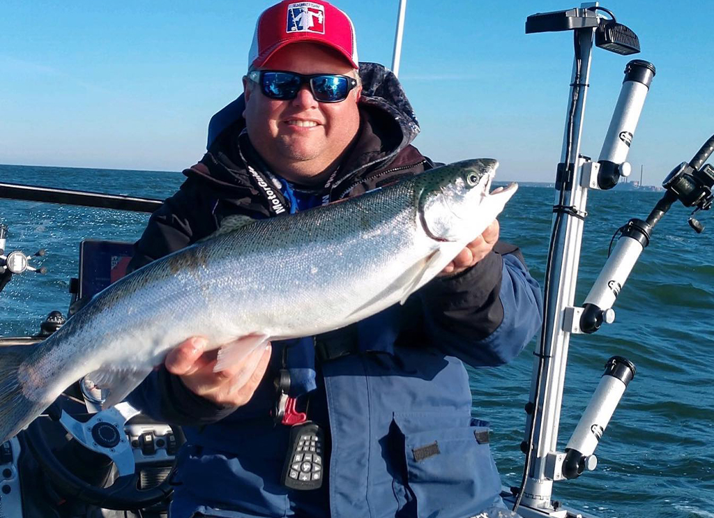 Lake Erie Steelhead Fishing - Fish Hawk Electronics