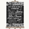 Dark Grey Burlap & Lace Cheese Board Song Personalised Wedding Sign