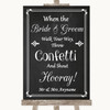 Chalk Style Confetti Personalised Wedding Sign