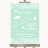 Green Burlap & Lace Let Love Sparkle Sparkler Send Off Personalised Wedding Sign