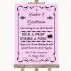 Pink Pick A Prop Photobooth Personalised Wedding Sign